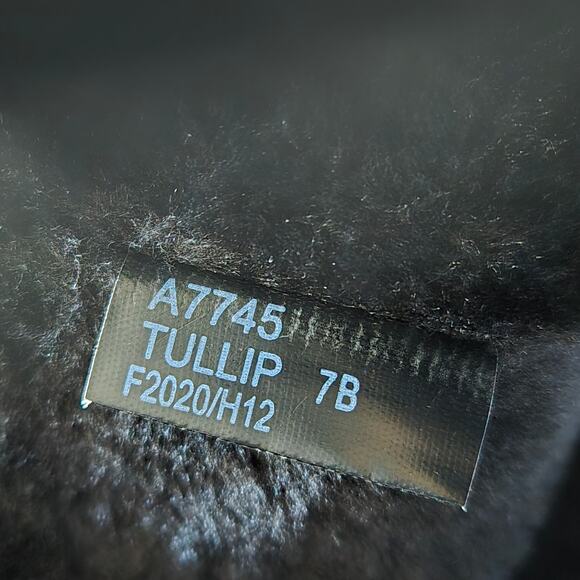 Coach Tullip Signature Print Suede Black Leather Fleece Winter Boots Womens 7 B - Picture 12 of 16